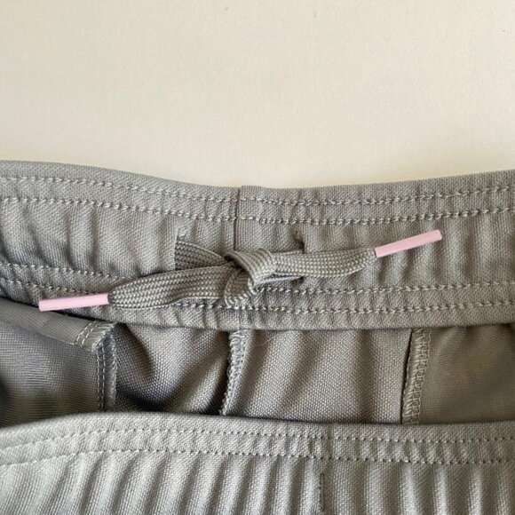 🆕 Adidas Girls' Grey with Pink & Blue Ombre Striped Zippered Track Pants - Picture 10 of 11